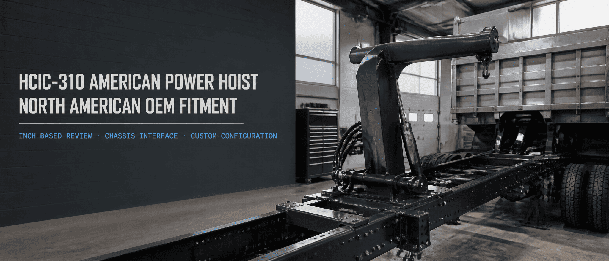 HCIC는 HCIC-310 American Power Hoist 리소스의 중심에 인치 기반 설비를 배치했습니다.