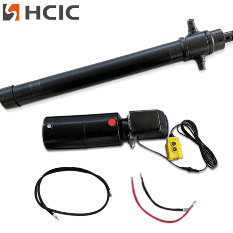 4TG-E90-1000 트레일러 유압 실린더 + 맞춤형 파워 유닛 콤보