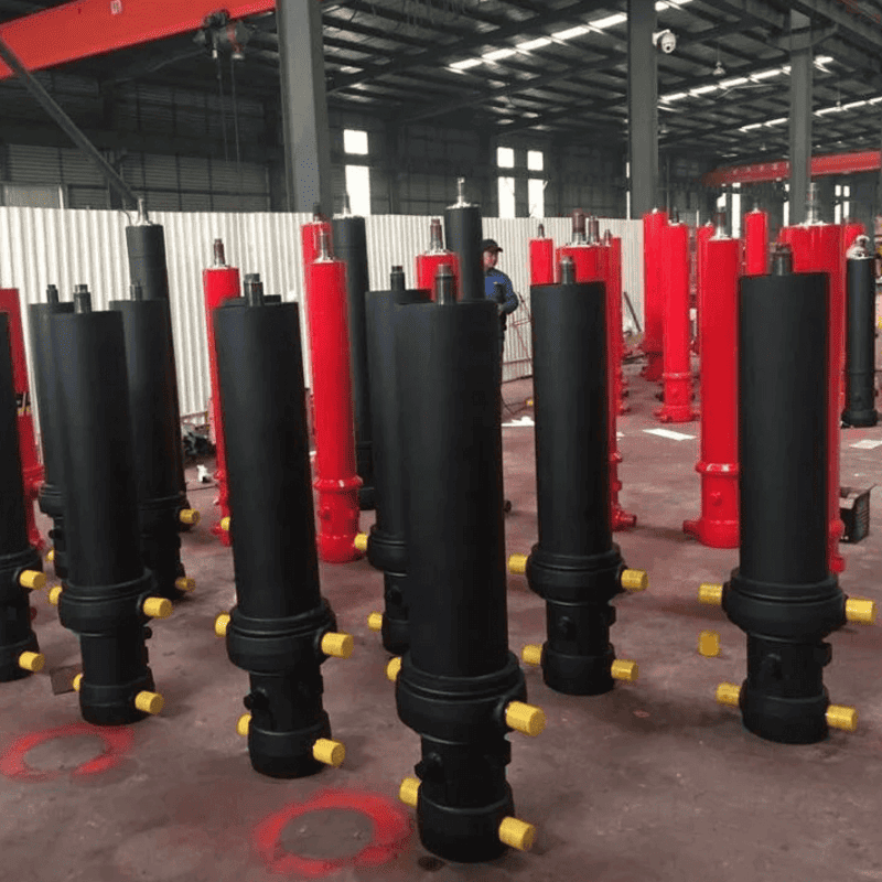 FEE-5TG-E191*4826 전면 장착형 다단 유압 실린더