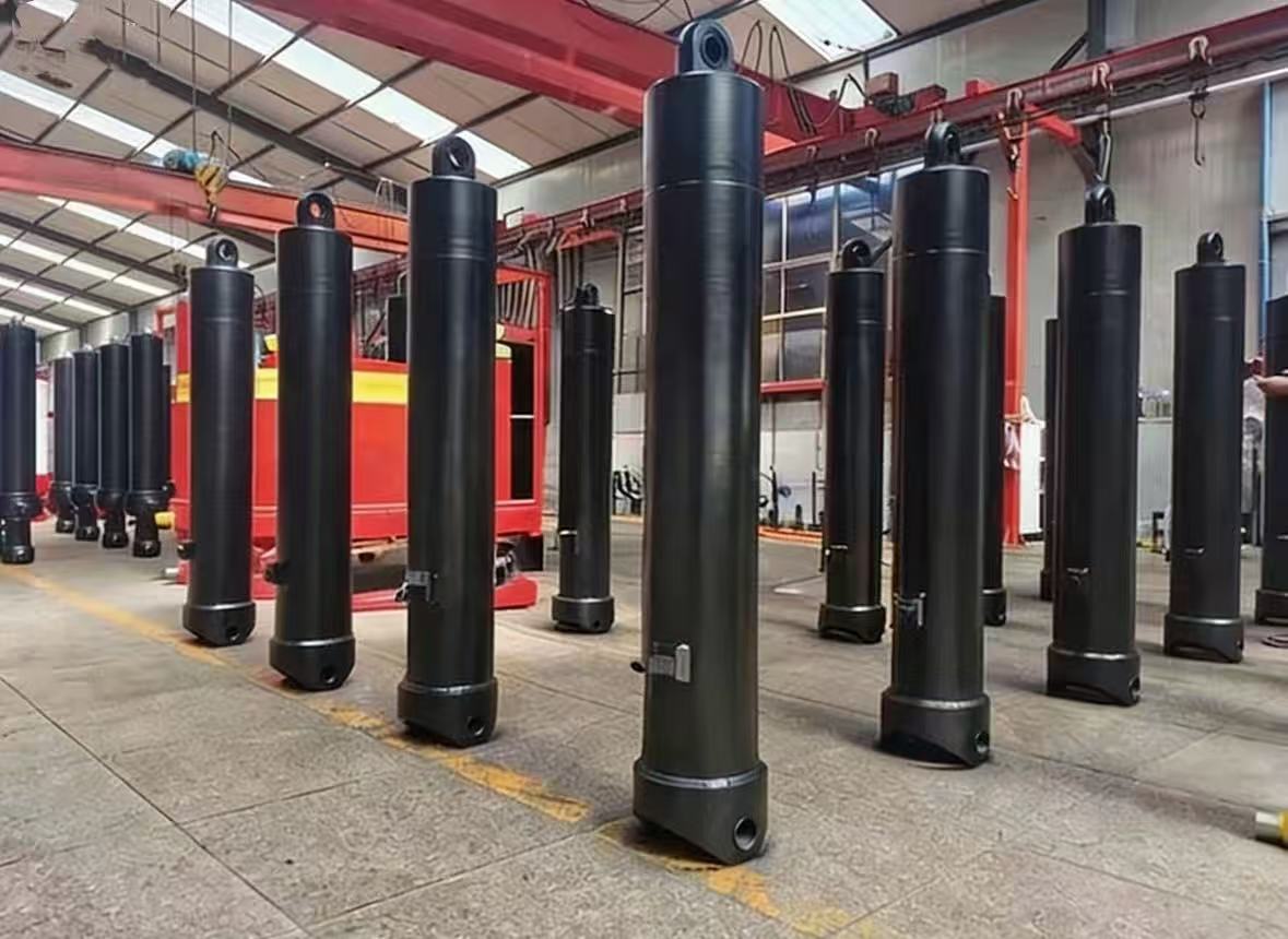 FEE-5TG-E191*4826 전면 장착형 다단 유압 실린더